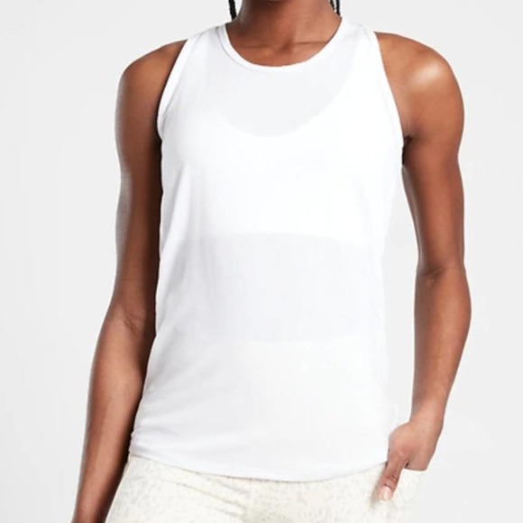 Athleta Essence Vital Tie Back Tank Top WHITE XXS - Picture 12 of 16